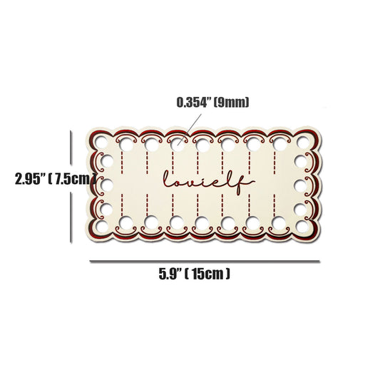 ovielf 36 Pack Embroidery Thread Organizer Cards, Embroidery Floss Organizer Holder Positions Cross Stitch Bobbin, Sewing Storage, Cardboard Floss Bobbins, Thread Keeper