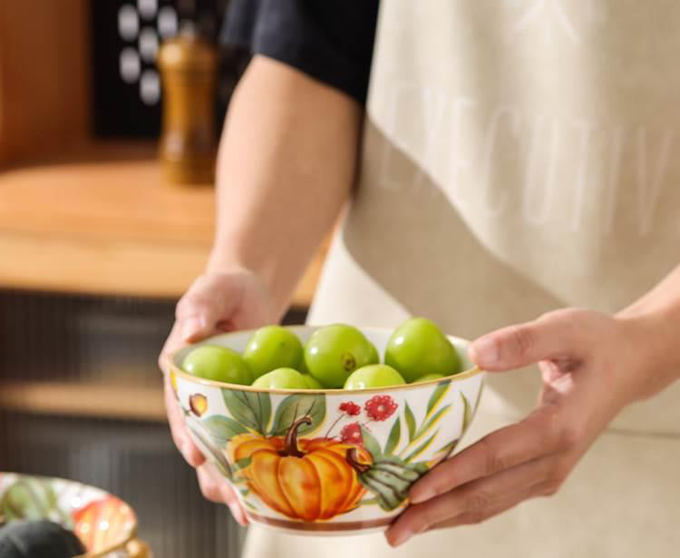 lovielf pumpkin design Vintage style Bowl plates bareware, SET OF 20 pcs