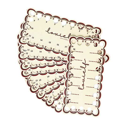 ovielf 36 Pack Embroidery Thread Organizer Cards, Embroidery Floss Organizer Holder Positions Cross Stitch Bobbin, Sewing Storage, Cardboard Floss Bobbins, Thread Keeper