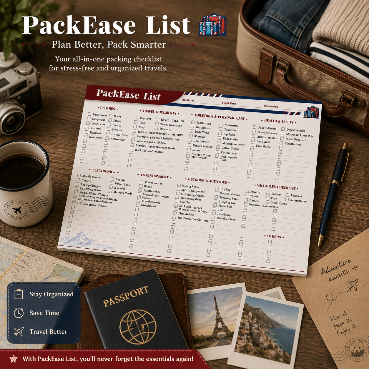 Travel Packing List